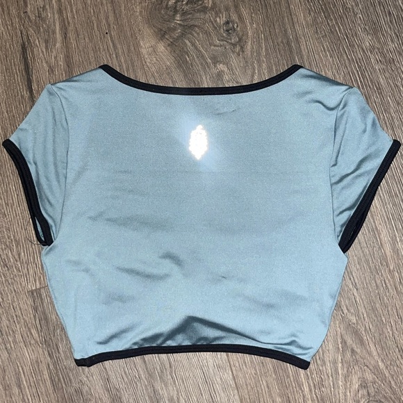 *NWOT* Free People Movement Pipe Dream Baby Tee - Summer Storm - Picture 5 of 6